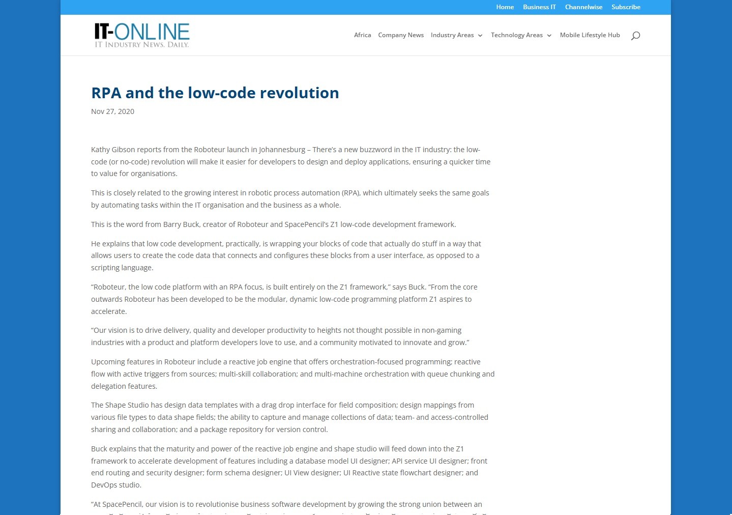 RPA and the Low-Code Revolution